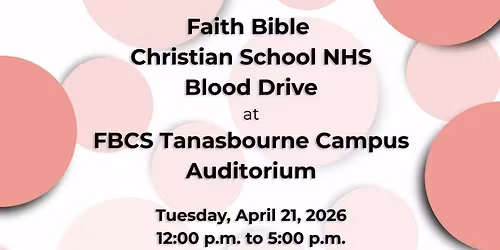 FBCS NHS Blood Drive