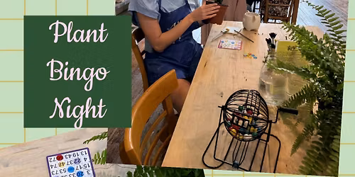 Plant Bingo and Planter Painting Event