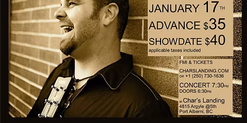 Lance Lapointe LIVE @Char's, Port Alberni