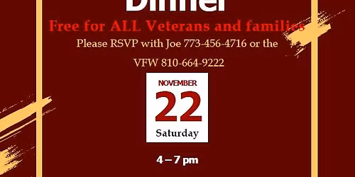 PBR Veterans Thanksgiving Dinner