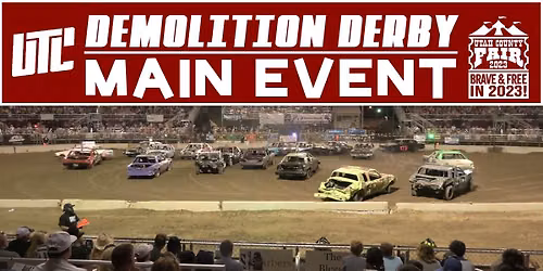 Utah County Fair Demo Derby at Spanish Fork Fairgrounds