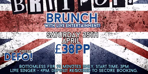 Britpop Brunch @ The Old PO