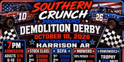 Demolition Derby at the Northwest Arkansas District Fair