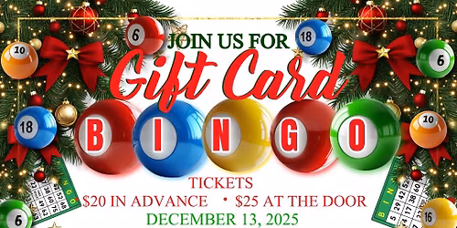 GIFT CARD BINGO