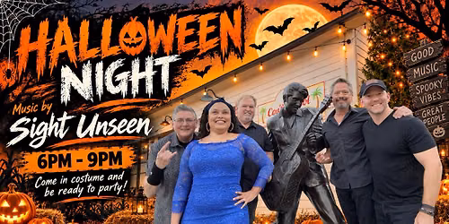 HALLOWEEN PARTY W\/LIVE MUSIC BY SIGHT UNSEEN