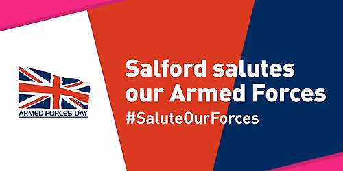 Salford Armed Forces Flag raising ceremony