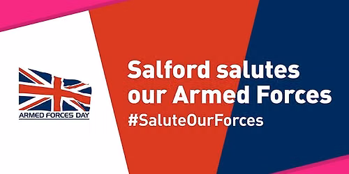 Salford Armed Forces Flag raising ceremony