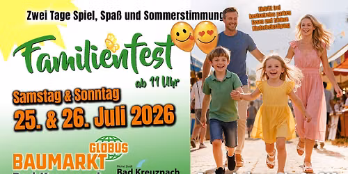 Globus Baumarkt Familienfest 2026