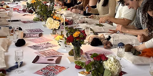 Workshop: Design your pillow & Sip