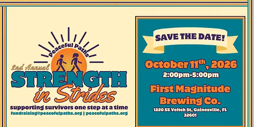 2nd Annual Strength in Strides Domestic Violence Awareness Walk