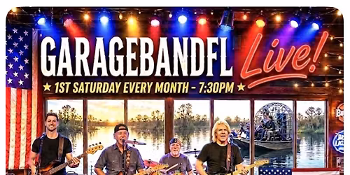Every 1st Saturday Eve of Month GarageBandFl