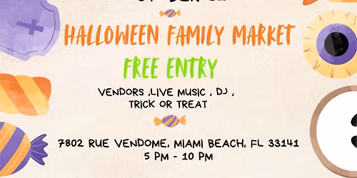 Halloween Market Miami beach