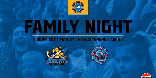 PEPSI FAMILY NIGHT vs Pee Dee IceCats