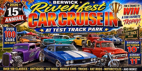 Car Cruise In at Berwick Riverfest 2026