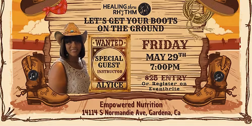 May - Line it Up & Wine it Down with Healing Thru Rhythm