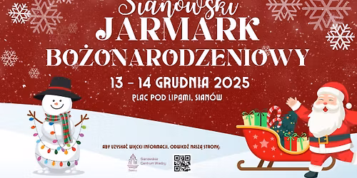 Sianowski Jarmark Bożonarodzeniowy! ✨🎄