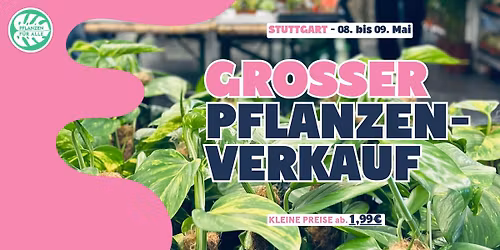 Gro\u00dfer Pflanzenverkauf - Stuttgart