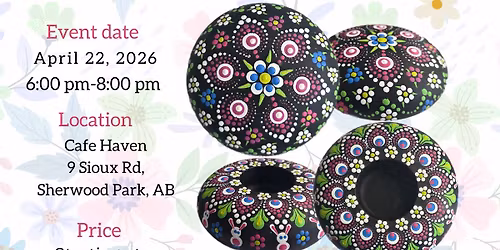 Sherwood Park-Hoppy Dots & Spring Bloom Dot-Painting Workshop