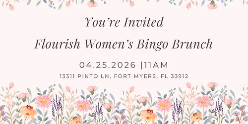 SOLD OUT - Flourish Into Freedom Bingo Brunch