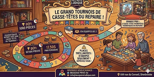 Le grand Tournoi de Casse-T\u00eates 1000 morceaux