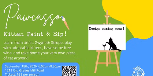 Pawcasso! Kitten Paint & Sip!