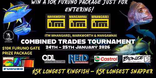 2026 ITM Whangarei, Warkworth & Mangawhai Combined Trades Tournament