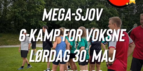 Gratis 6-Kamp for voksne L\u00f8r. 30. Maj kl. 15-17.30