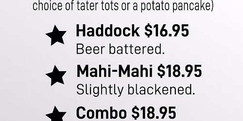 SALENO'S MCHENRY - FRIDAYS ALL-U-CAN-EAT FISH FRY - DINE IN ONLY