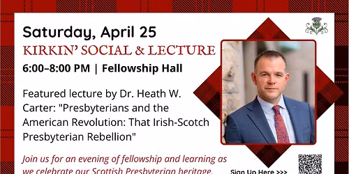 Kirkin' Social & Lecture