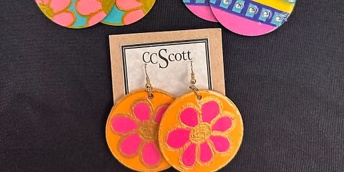 Hand Painted Earring Class $25  6-18-26  6:00-8:00