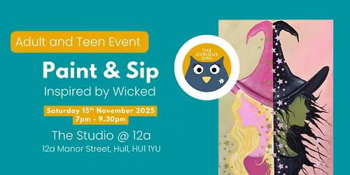 Wicked-Inspired Paint & Sip (Adults & Teens 14+)