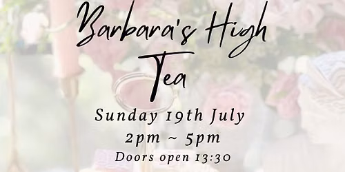 Barbara's High Tea 2026