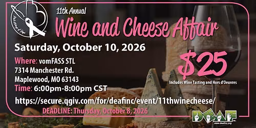 Pink Wings of Hope's 11th Wine & Cheese Affair