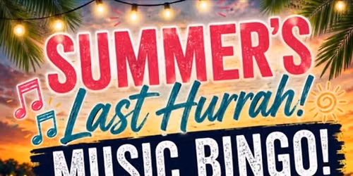 Summer Music Bingo