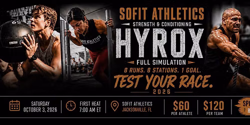 SoFit Athletics HYROX Full Simulation \ud83c\udfc1