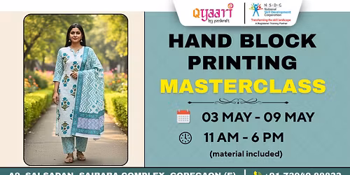 Hand Block Printing Masterclass