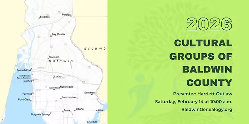 BCGS: Cultural Groups of Baldwin County