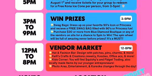 90s Pop & Princess Icon Party