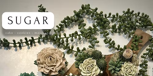 Buttercream Succulent & Cacti Design Cupcake Class - March 28