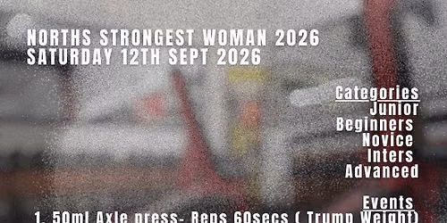 Norths Strongest Woman 2026