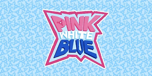 Pink, White & Blue