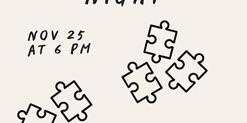 November Puzzle Night at Columbus Bound Bookshop