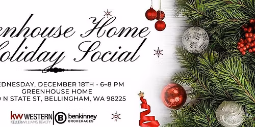Greenhouse Home  Holiday Social