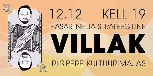 Hasartne ja strateegiline VILLAK