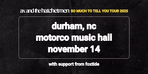 Ax and the Hatchetmen at Delmar Hall