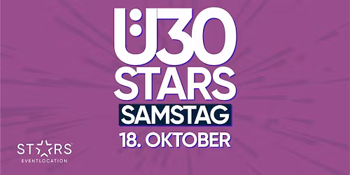 Ü30 Party | Sa. 18.10. | STARS Straubing