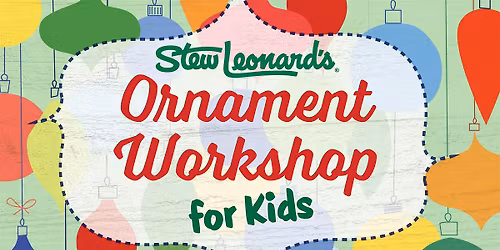 Ornament Workshop for Kids