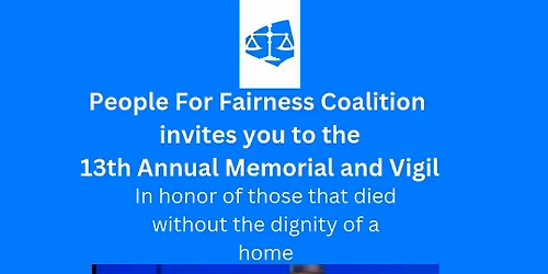 PFFC  13th  Annual Memorial and Vigil