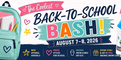 Back-to-School BASH at The Chippewa Store!