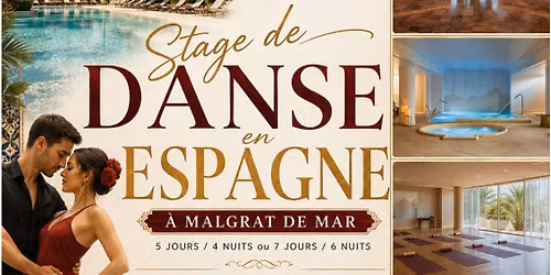 STAGE DE DANSE \u00e0 COSTA BRAVA Salsa, Bachata, Kizomba, Rock n'roll